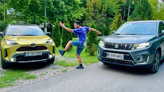 CONSUMĂ 9.8% împreună! Toyota Yaris Cross vs Suzuki Vitara - De ce se vând așa BINE?