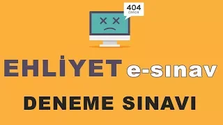 Ehliyet E-Sınav Deneme Sınavı (50 Soruluk)