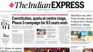 6 May 2024 | Indian Express Newspaper Analysis | Current Affairs Today | Editorial Discussion