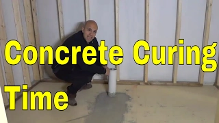 How Long Does Concrete Take To Cure-Concrete Drying Time