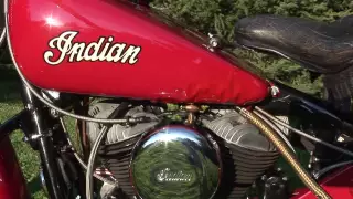 Indian Chief Motorcycle 1947 Vintage
