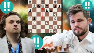 2867 Elo chess game | Magnus Carlsen vs Hans Niemann 3