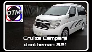 Brand new Campervan Conversion on a Nissan Elgrand from Cruize Campers