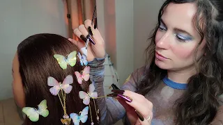 ASMR - Relaxing Hair Play & Brushing - Tingly Personal Attention