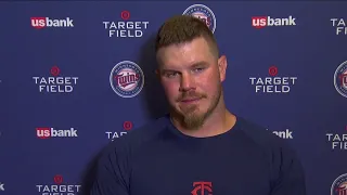 Twins starter Dylan Bundy after picking up win against the White Sox