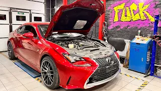 Как увеличить мощность Toyota Crown. Удаление глушителя турбины. Lexus rc200t двигатель 8ar-fts.