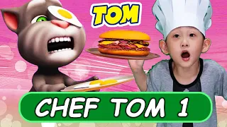 👨🏻‍🍳🍔 Chef Tom vs. Chef Hank Cooking Show - Talking Tom Shorts in REAL LIFE (S2 Episode 11)