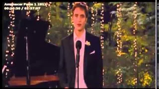 Brindis de Edward durante su boda - Amanecer 1ra parte