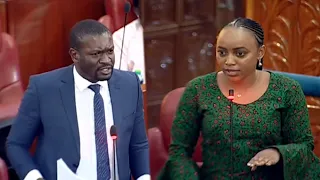 NYAMAZA YOU ARE NOT MY TYPE! Watch how Senator Sifuna silenced Senator Hezena in Parliament!