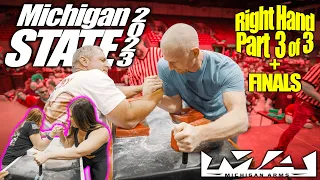 Michigan State - Largest State Armwrestling Tourney in the USA | Right Hand FINALS