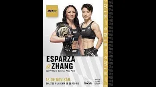 UFC CARLA ESPARZA VS ZHANG WEILI FULL FIGHT