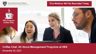 Coffee Chat: All About Management Programs at HES
