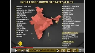 India locks down 30 states & UT's | COVID-19 | Coronavirus | India News