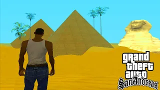 لن تصدق انني سافرت الى اهرامات مصر في جي تي اي سان اندرياس | GTA San Andreas Visiting EGYPT