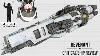 A Good Yet Flawed Destroyer, Space Engineers Critical Ship Review - Revenant Class Destroyer