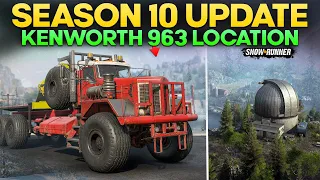 New Kenworth 963 Hidden Location in Season 10 Update of SnowRunner Everything You Need to Know