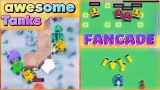 Awesome Tanks против танка из fancade