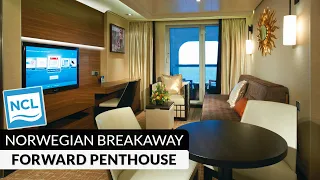 NCL Breakaway | Haven Forward-Facing Penthouse Walkthrough Tour & Review 4K | Norwegian Cruise Lines