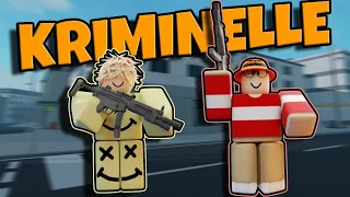 YOUTUBER-DUO ist auf RAUBZUG in NOTRUF HAMBURG! BANKRAUB löst CHAOS aus?! ROBLOX Deutsch Kriminell