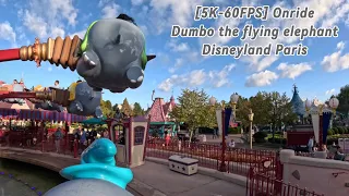 [5K-60FPS] Dumbo the Flying Elephant - Disneyland Paris - (Onride 2024)