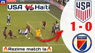 USA vs Haïti [1-0] Gold Cup Highlights (rezime match la)