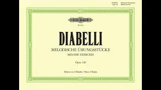 Diabelli Melodische Übungstücke, Op.149 n.4 - Allegro - secondo - practice speed