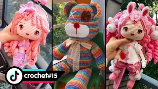 PINK DOLLS CROCHET AND KNITTING TIKTOK COMPILATION #15