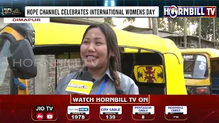 HOPE CHANNEL CELEBRATES INTERNATIONAL WOMENS DAY:FIRST LADY AUTO RICKSHAW DRIVER FELICITATED