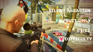 HITMAN 2 - Miami - Silent Assassin Suit Only, No KO, Master Difficulty (1:12)
