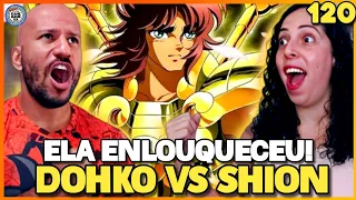 ELA ENLOUQUECEU! DOHKO VS SHION! OS CAVALEIROS DO ZODÍACO SAINT SEIYA EP 120