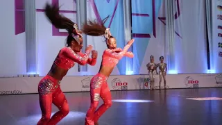 LYOVSHYNA YELYZAVETA and LYOVSHYNA DARIIA | Disco Dance World Championship 2019