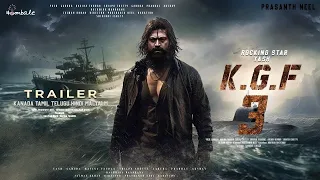 KGF Chapter 3 - Trailer | Rocking Star Yash | Prabhas | Raveena Tandon | Prashanth Neel #trending