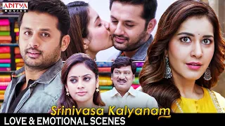 "Srinivasa Kalyanam" Movie Love & Emotional Scenes | Nithiin, Rashi Khanna, Nandita |Aditya Movies