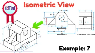 Engineering Drawing Demystified: Isometric Views from Orthographic Projections | ADTW Study