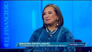 Xóchitl Gálvez en entrevista con René Delgado @FinancieroMexico    l 12/09/23