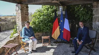 Luna di miele fra Macron e Merkel in Costa Azzurra