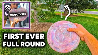 The FUTURE of Disc Golf - 18+ Holes With 100% Recycled Discs