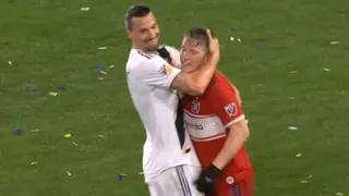 Zlatan Ibrahimovic & Bastian Schweinsteiger Respect Moment 02/03/2019