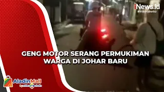 Geng Motor Serang Permukiman Warga di Johar Baru