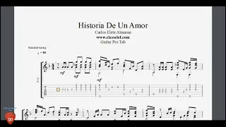 Historia De Un Amor ver.2 - Carlos Eleta Almaran - Guitar Pro Tab