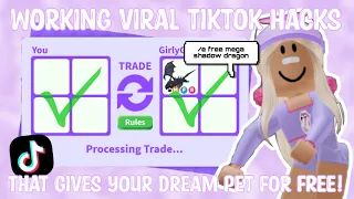Testing Viral Tiktok Hacks in Adopt Me! *WORKING!!* 🤩⚡️|| Roblox Adopt Me