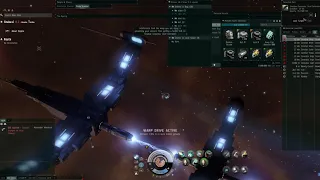 EVE-online Guardian Angels Surveillance Squad. Combat Serpentis expedition on Stratios | 2 location