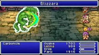 Let's Play Final Fantasy V Part 44: Carbuncle and Gilgamesh