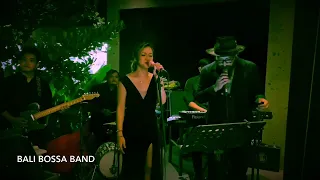 Bali Bossa Band for Daniel & Tata Wedding (video by Mobile Phone)