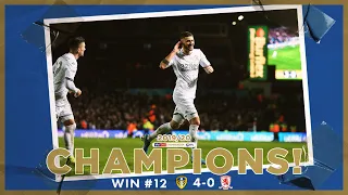 Champions! | Extended highlights | Win #12 Leeds United 4-0 Middlesbrough