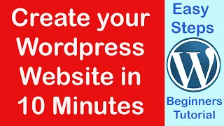 How to Create a Website in 10 minutes | 2020 | Easy steps | Beginners Tutorial Part 1