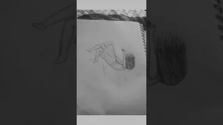 Drawing a girl Falling