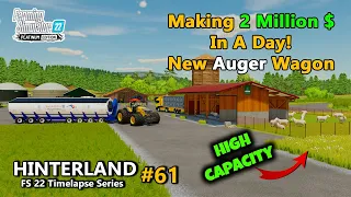 Making 2 Million $ in a Day, High Capacity Sheep Pen, Walkabout Mother Bin - Hinterland - Ep.61 FS22