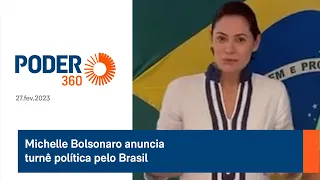 Michelle Bolsonaro anuncia turnê política pelo Brasil