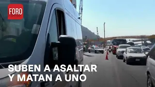 Matan a presunto ladrón durante asalto en la México-Puebla - Expreso de la Mañana